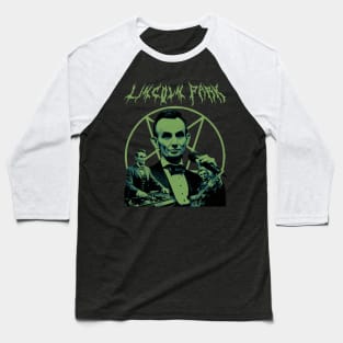 LINCOLN PARK Funny Metal Band Alternate Universe Parody Baseball T-Shirt